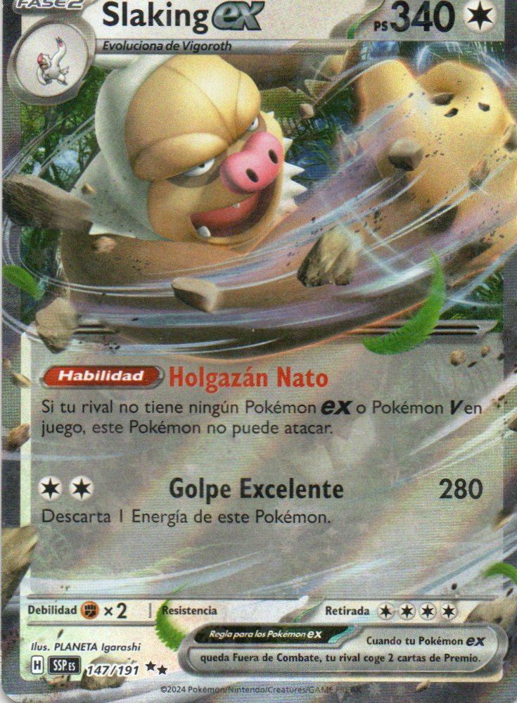 Slaking ex SSP 147 Double rare Español