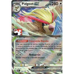 Pidgeot ex OBF 164 Double rare Español