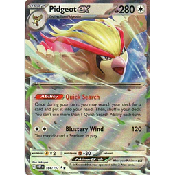 Pidgeot ex OBF 164 Double rare Ingles
