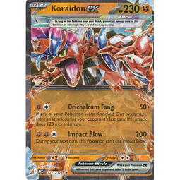 Koraidon ex ASC 121 Double rare Ingles