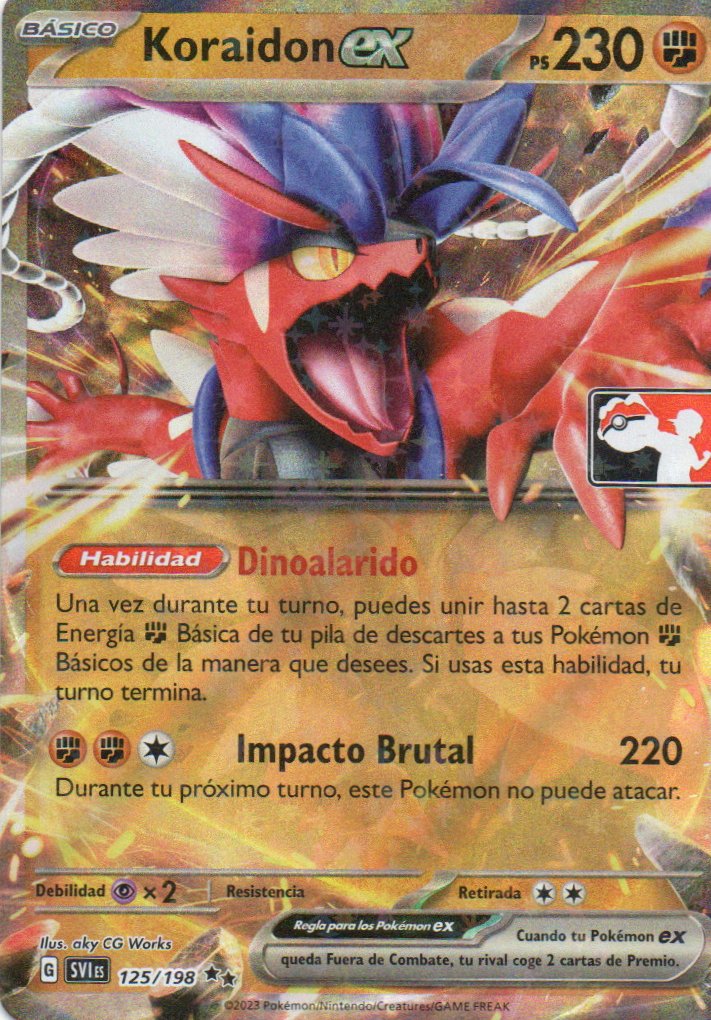 Koraidon ex SVI 125 Double rare Español