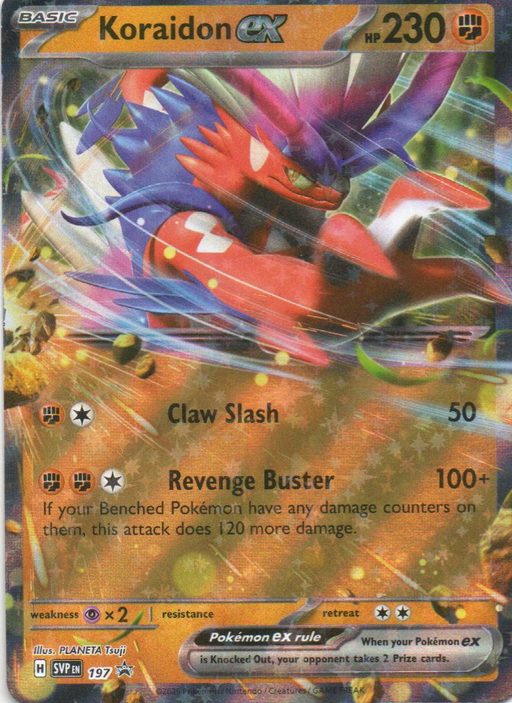 Koraidon ex SVP 197 Promo Ingles