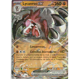 Lycanroc ex PAL 117 Double rare Español