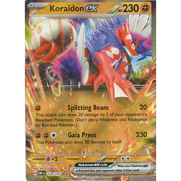 Koraidon ex OBF 124 Double rare Ingles