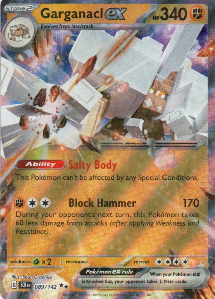 Garganacl ex SCR 089 Double rare Ingles