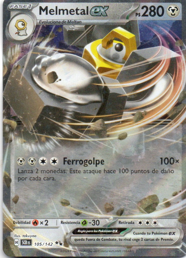 Melmetal ex SCR 105 Double rare Español