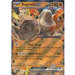 Regirock ex ASC 107 Double rare Ingles