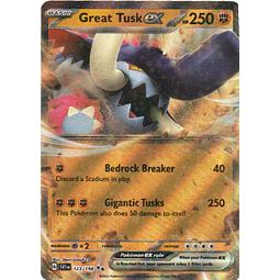 Great Tusk ex SVI 123 Double rare Ingles