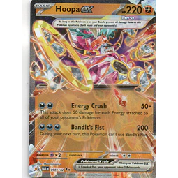 Hoopa ex PAR 098 Double rare Ingles