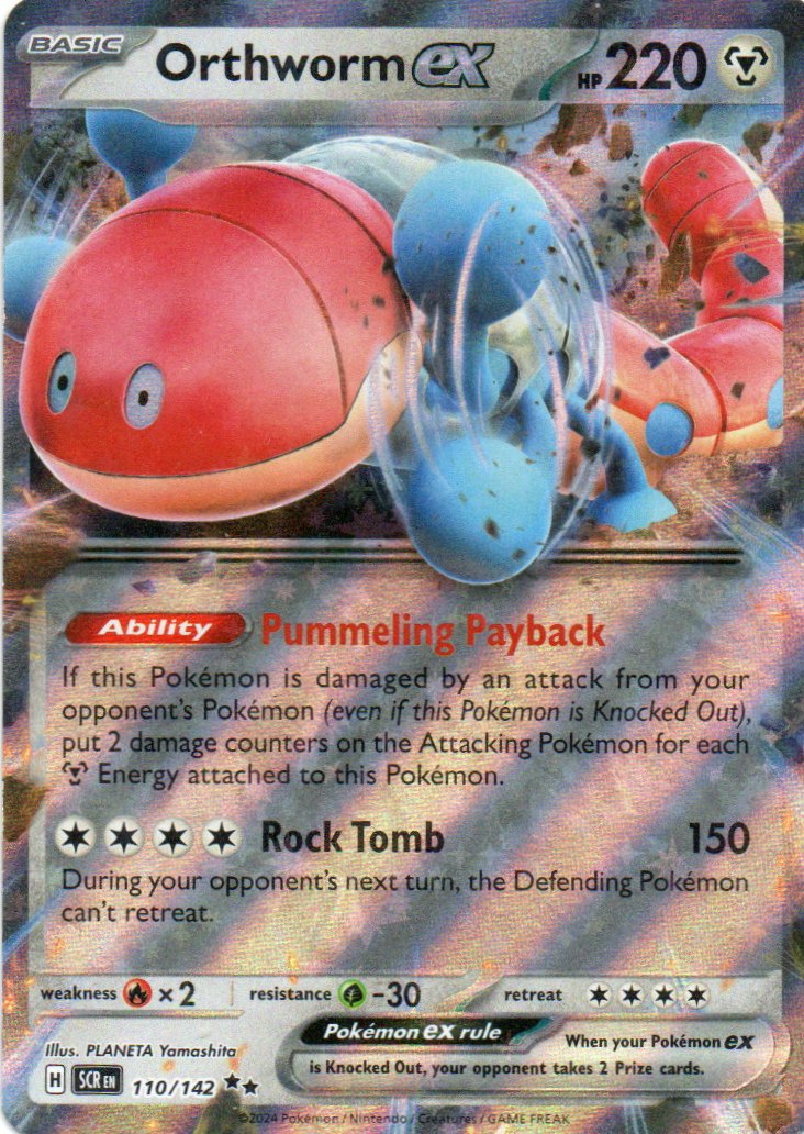 Orthworm ex SCR 110 Double rare Ingles