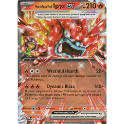Hearthflame Mask Ogerpon ex TWM 040 Double rare Ingles