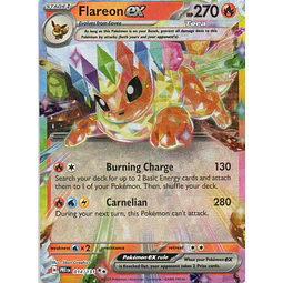 Flaereon ex PRE 014 Double rare Ingles