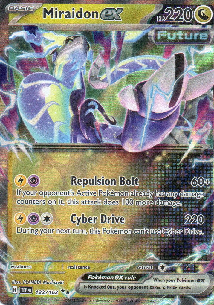 Miraidon ex TEF 122 Double rare Ingles