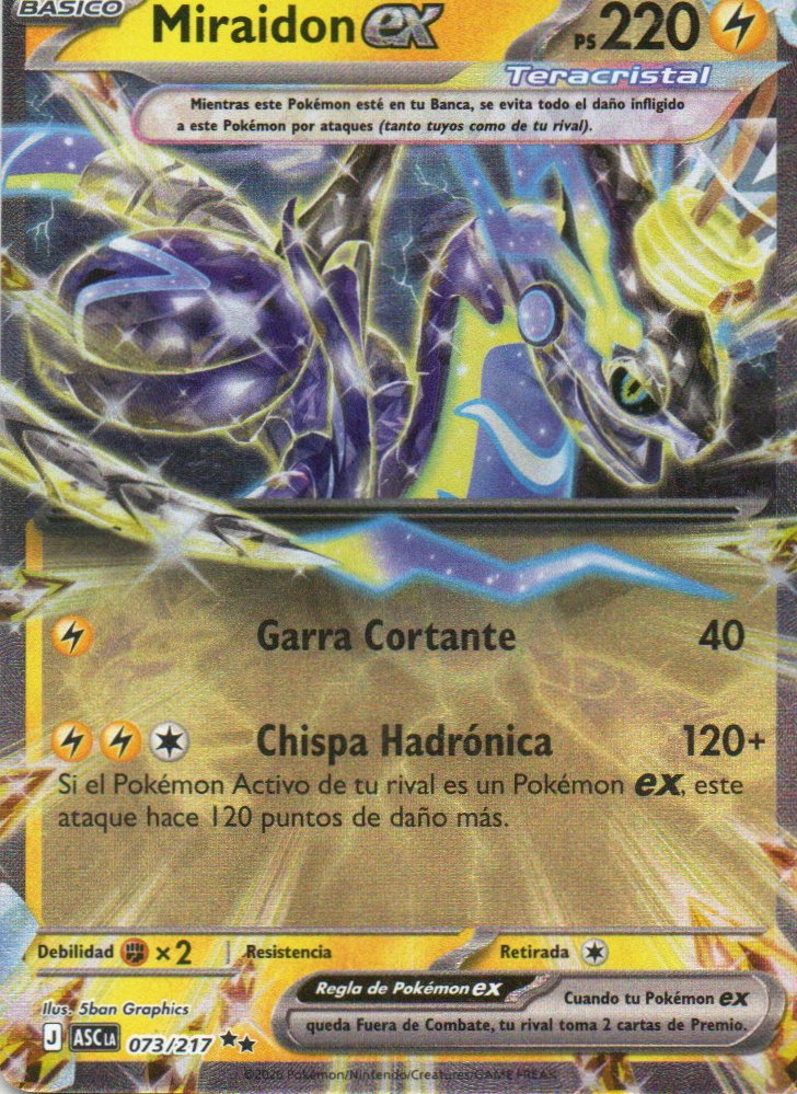 Miraidon ex ASC 073 Double rare Español