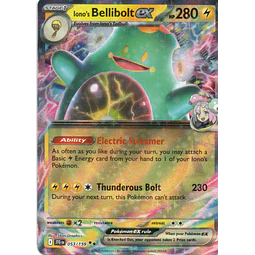 Iono's Bellibolt ex JTG 053 Double rare Ingles