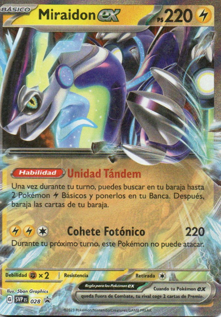 Miraidon ex SVP 028 Promo Español