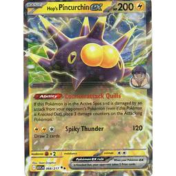 Hop's Pincurchin ex ASC 068 Double rare Ingles