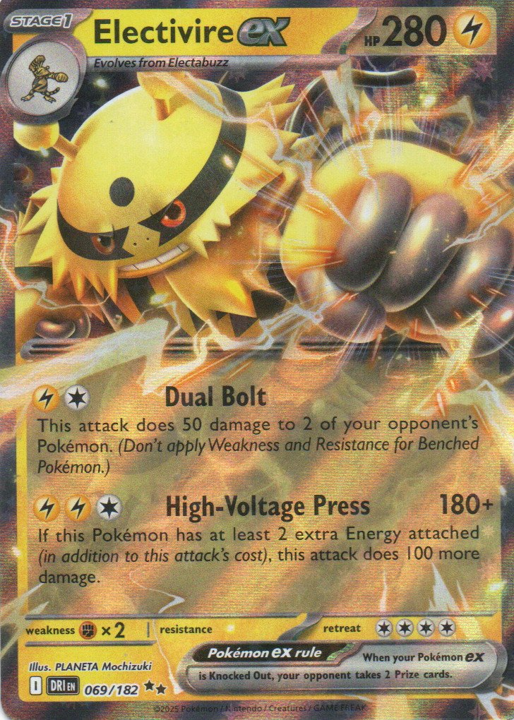 Electivire ex DRI 069 Double rare Ingles