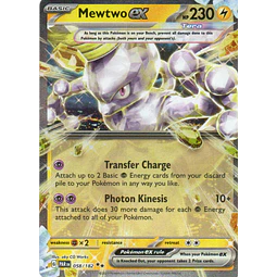 Mewtwo ex PAR 058 Double rare Ingles
