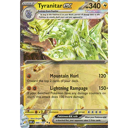Tyranitar ex OBF 066 Double rare Ingles