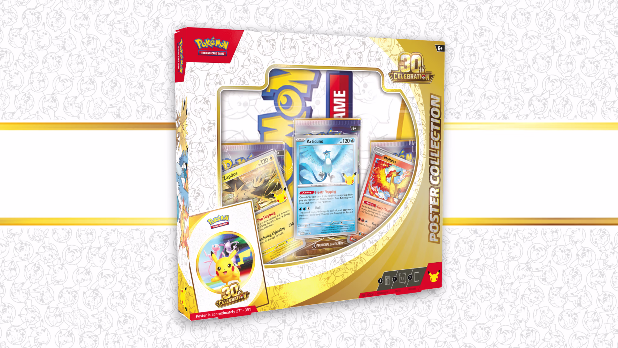 Pokémon TCG 30th Anniversary Celebration – Poster Collection (EN/ESP)