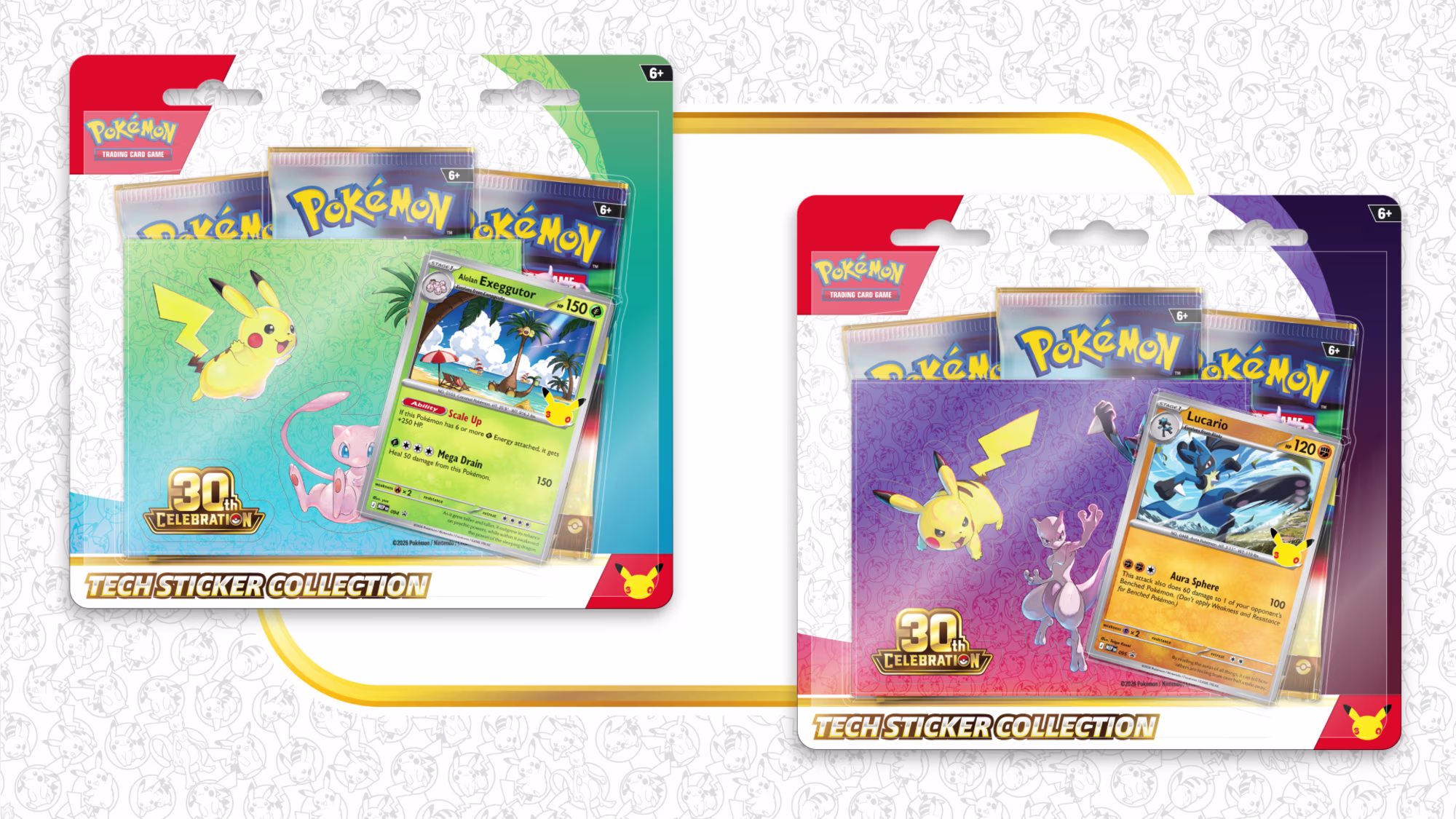 Pokémon TCG 30th Anniversary Celebration – Lucario Tech Sticker (EN/ESP)