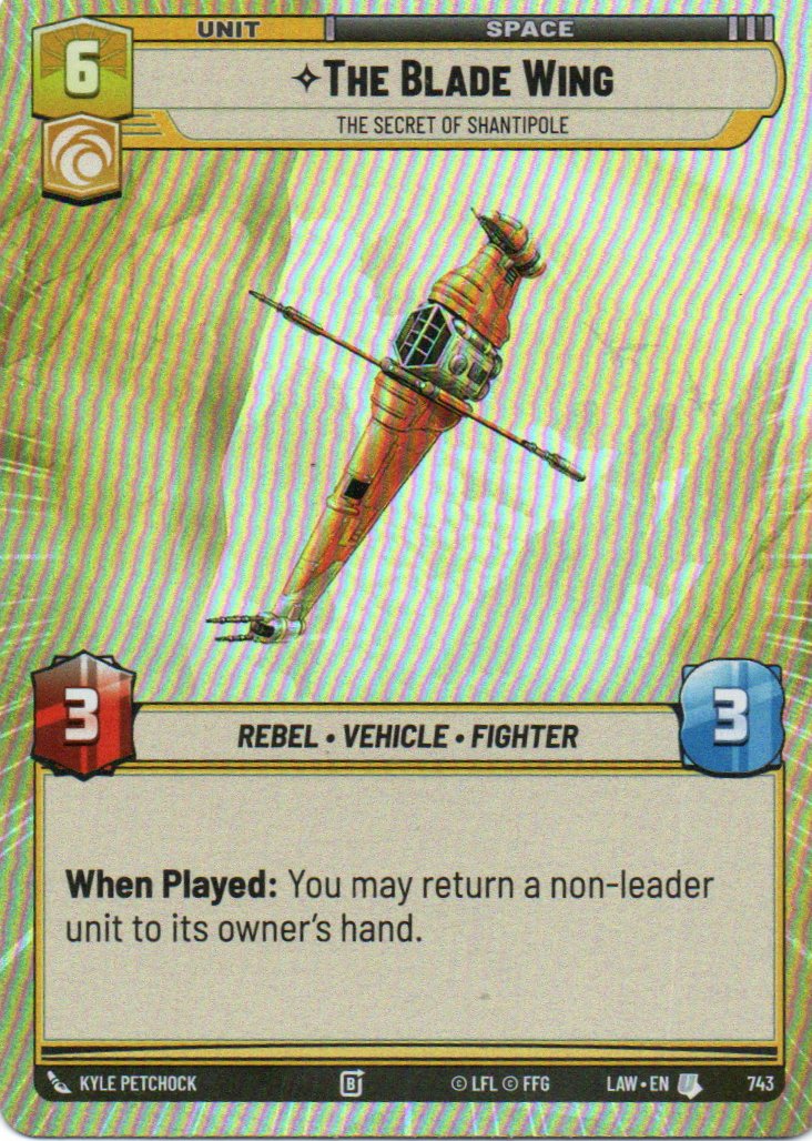The Blade WingThe Secret of Shantipole Uncommon LAW 743
