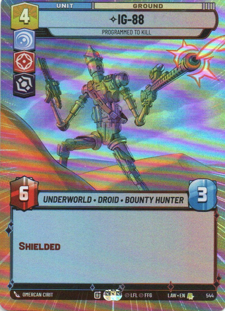 IG-88 Programmed to Kill Rare LAW 544