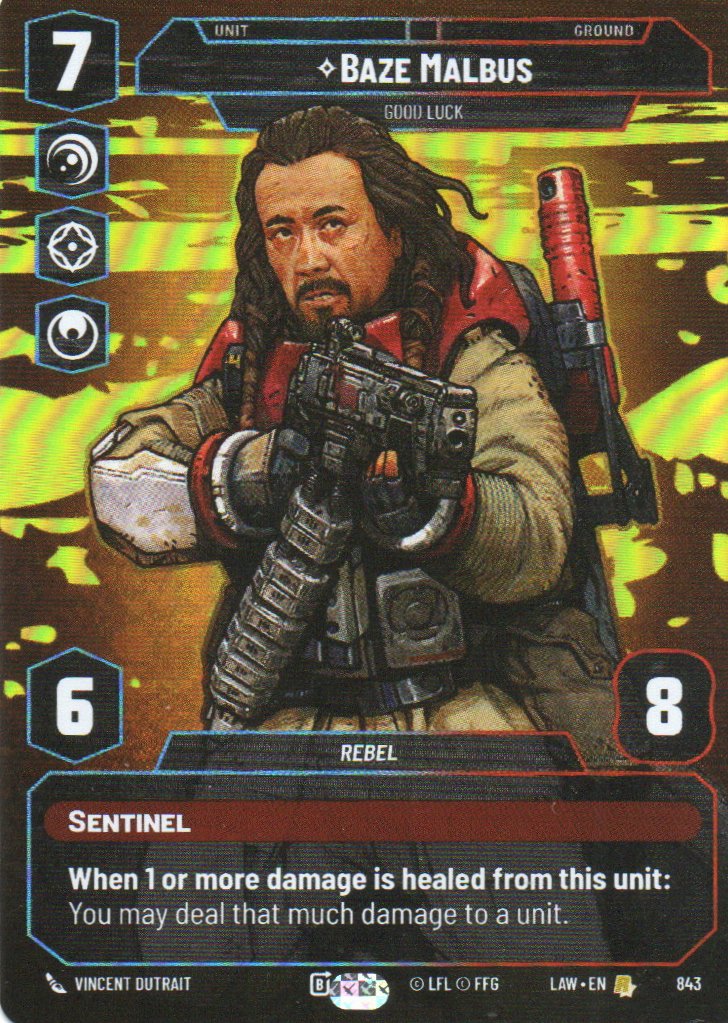 Baze Malbus Good Luck Rare LAW 843