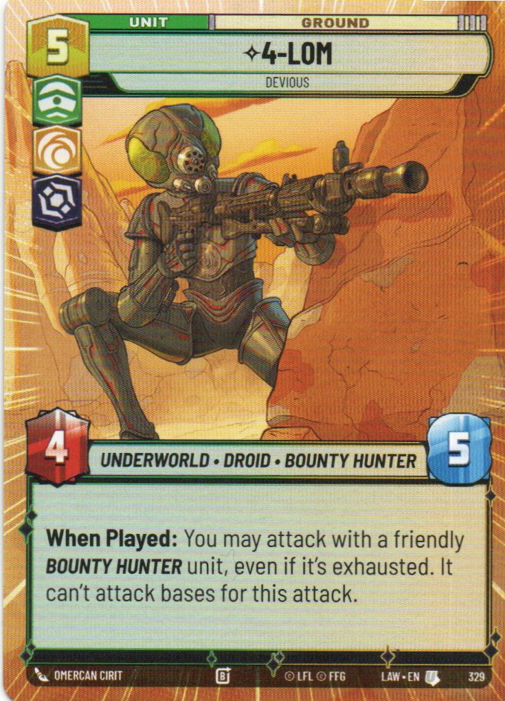 4-LOM Devious Uncommon LAW 329