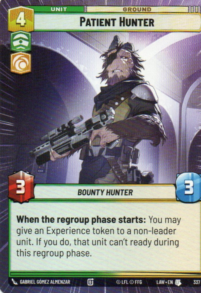 Patient Hunter Uncommon LAW 337