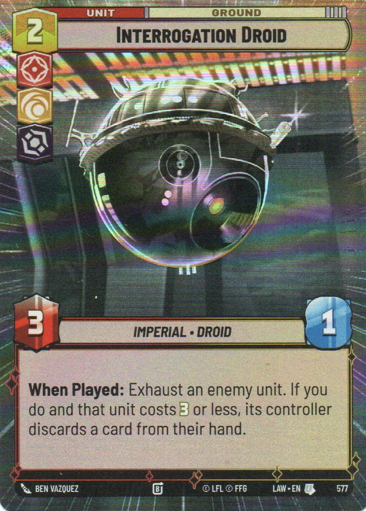 Interrogation Droid Uncommon LAW 577