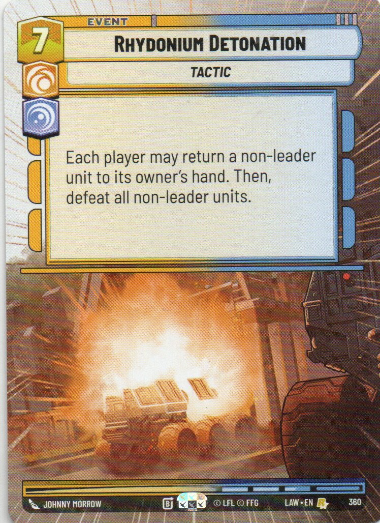 Rhydonium Detonation Rare LAW 360