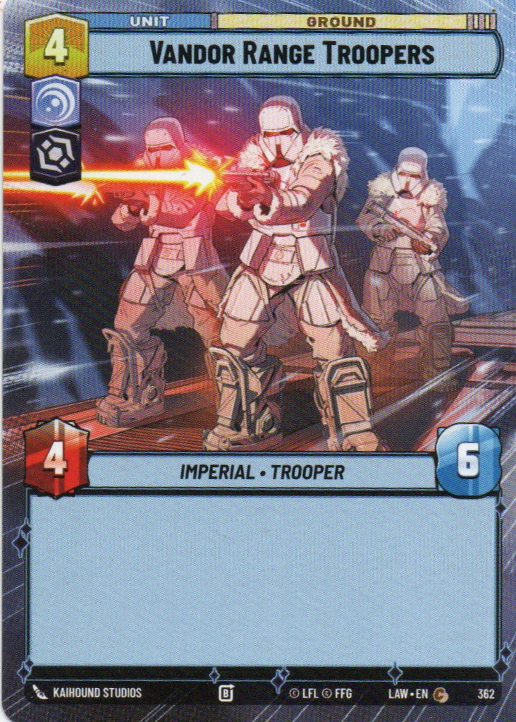Vandor Range Troopers Common LAW 362