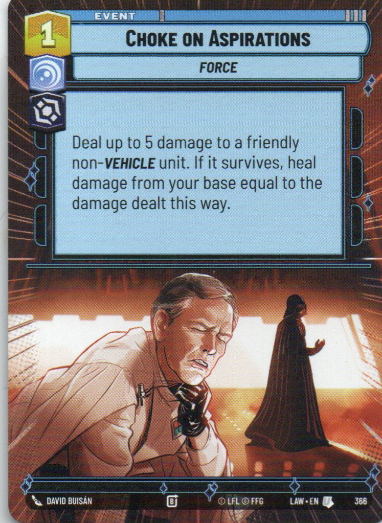 Choke on Aspirations Uncommon LAW 366
