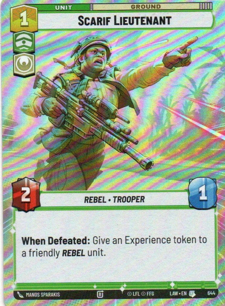Scarif Lieutenant Uncommon LAW 644
