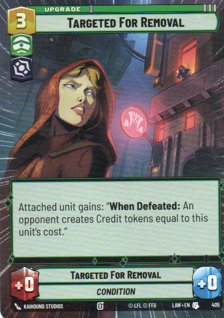 Targeted For Removal Uncommon LAW 405