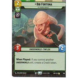 Bib Fortuna Die Wanna Wanga? Rare LAW 398