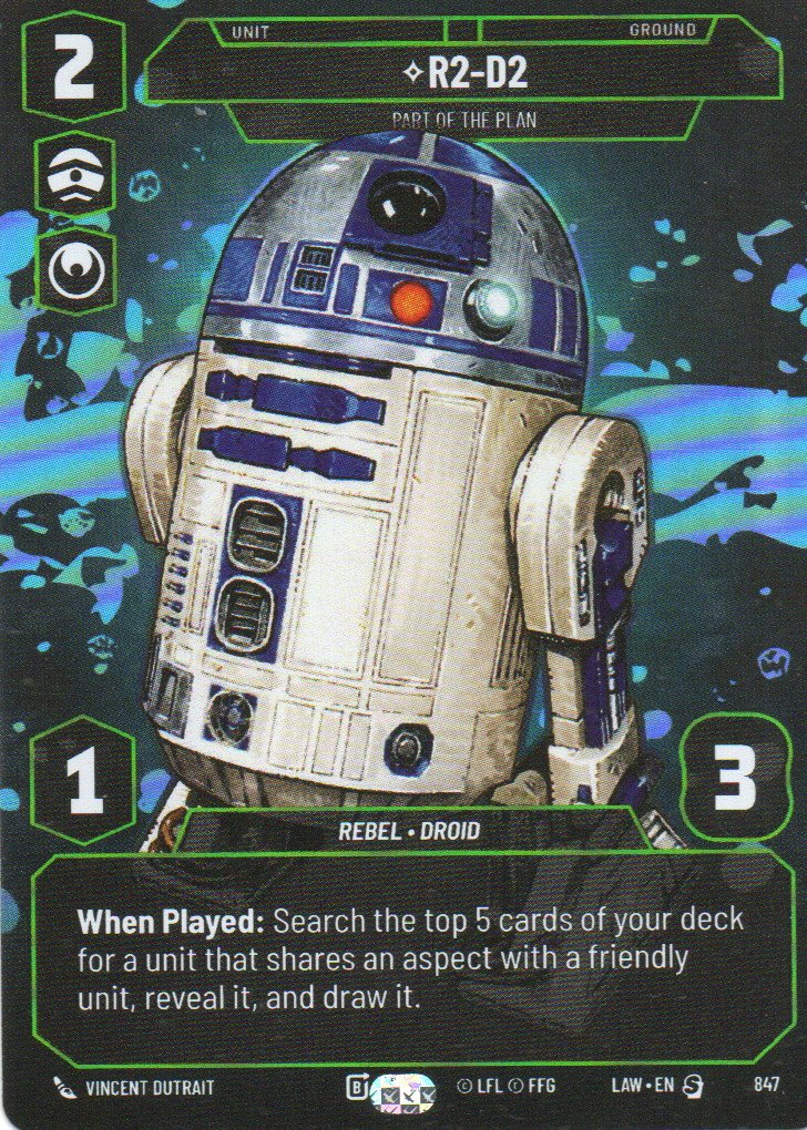 R2-D2 Part of the Plan Special LAW 847