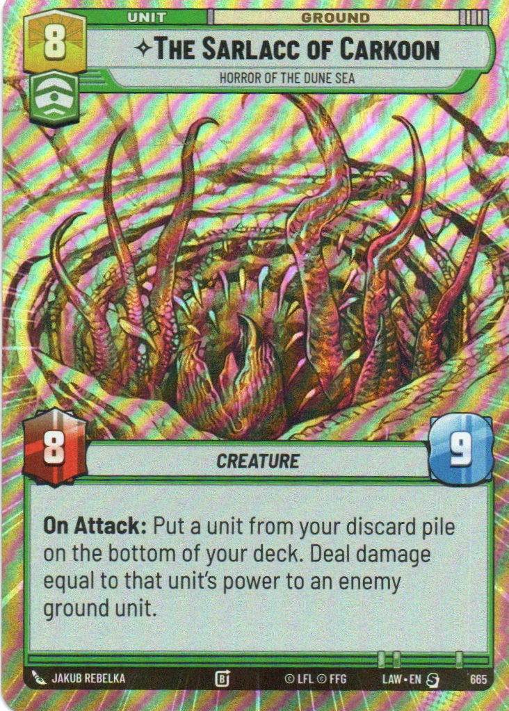 The Sarlacc of CarkoonHorror of the Dune Sea Special LAW 665