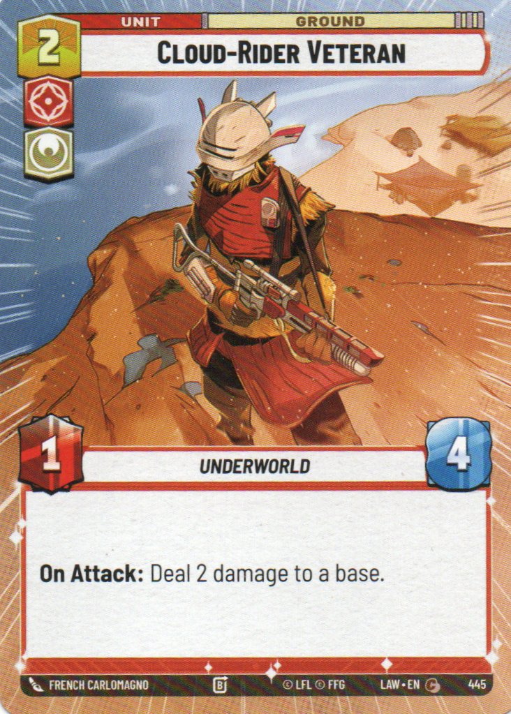 Cloud-Rider Veteran Common LAW 445