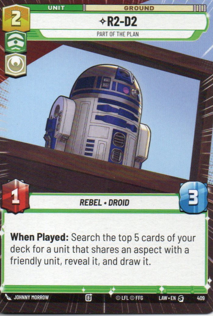 R2-D2 Part of the Plan Special LAW 409