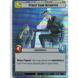 Street Gang Recruiter Common LAW 763