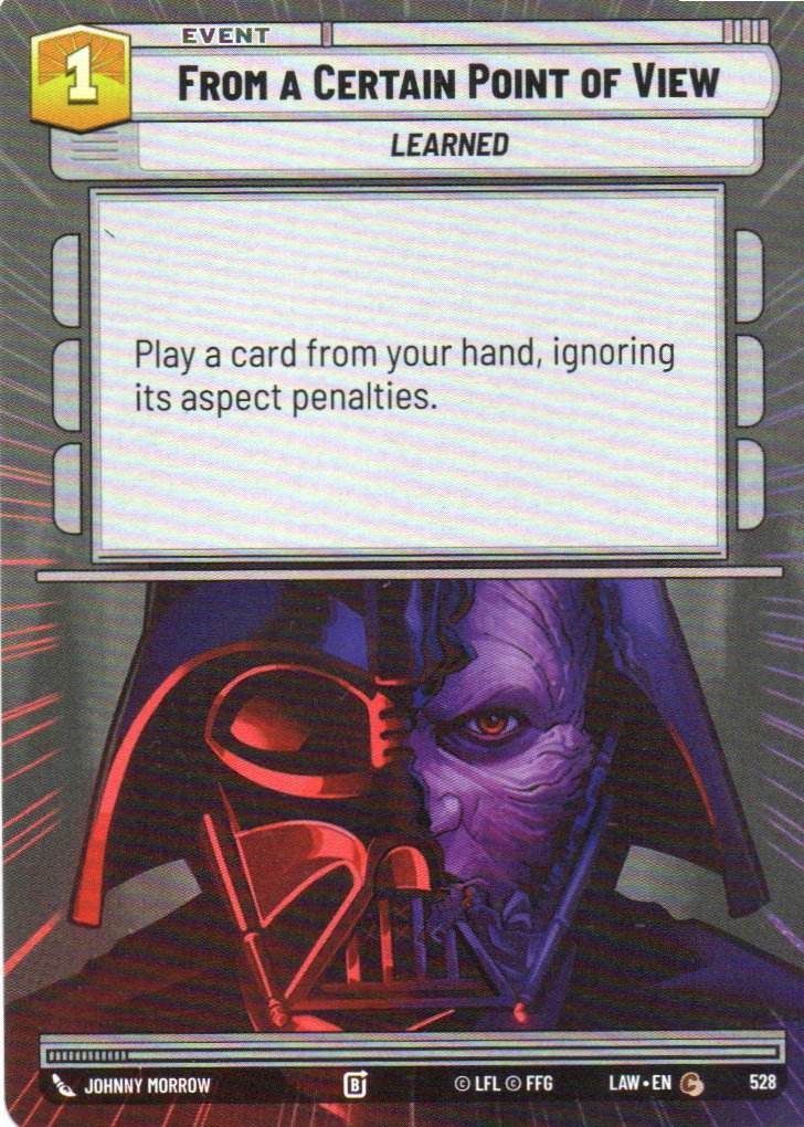 From a Certain Point of View Common LAW 528