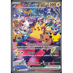 Pikachu ex 150/128 30 aniversario 