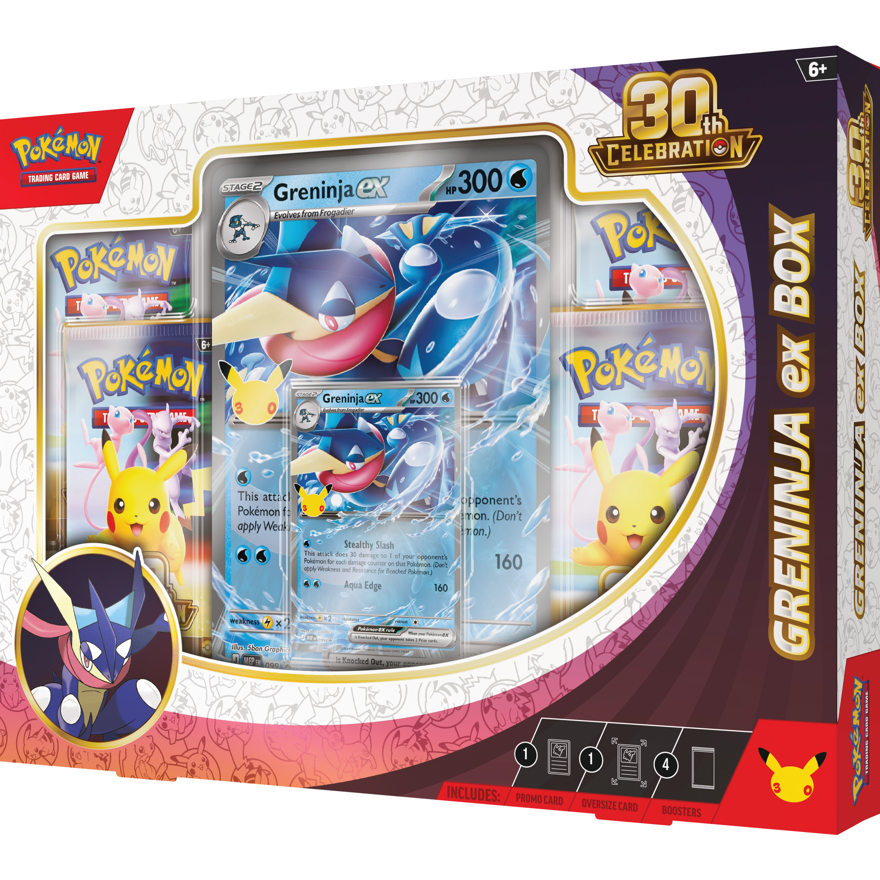 Greninja ex Box 30th Anniversary Celebration Pokémon TCG Español