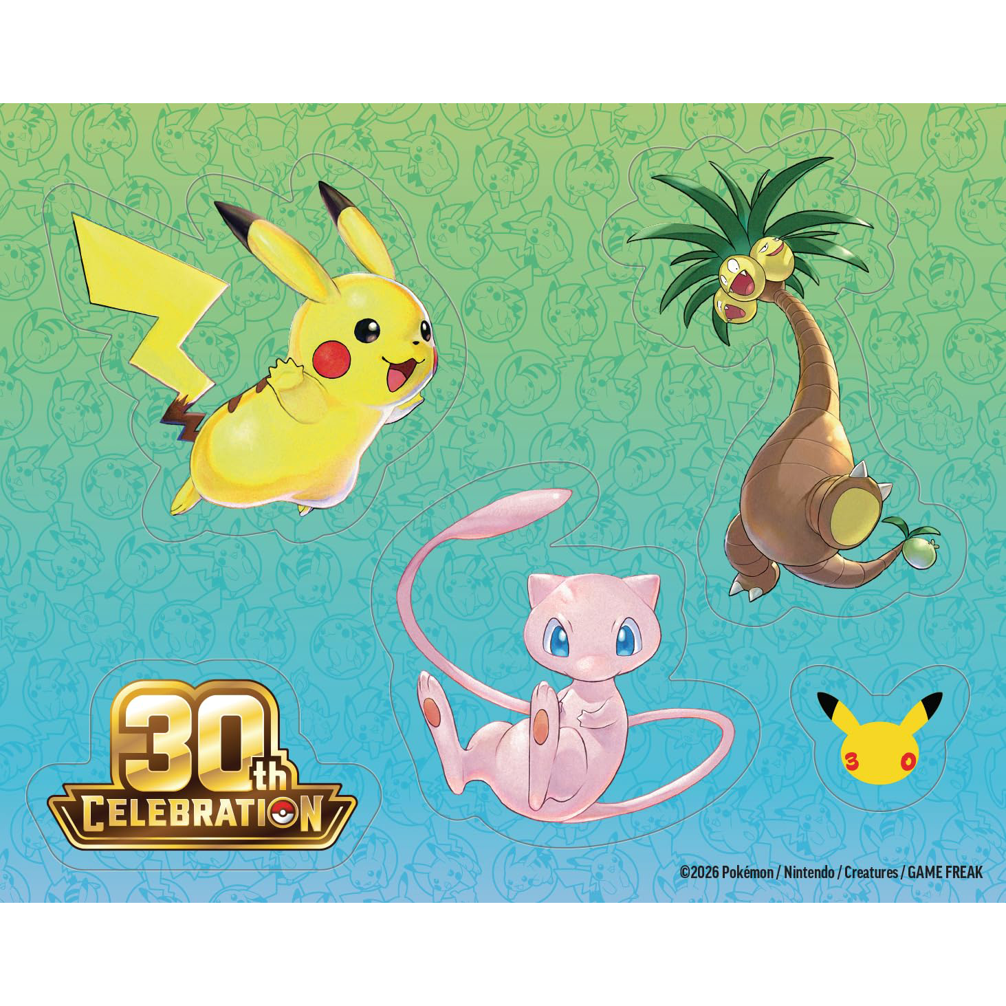 Exeggutor / Lucario Tech Sticker 30th Anniversary Celebration Pokémon TCG Español
