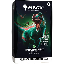 Tramplesaurus Rex Commander Deck Foundations Magic: The Gathering Ingles