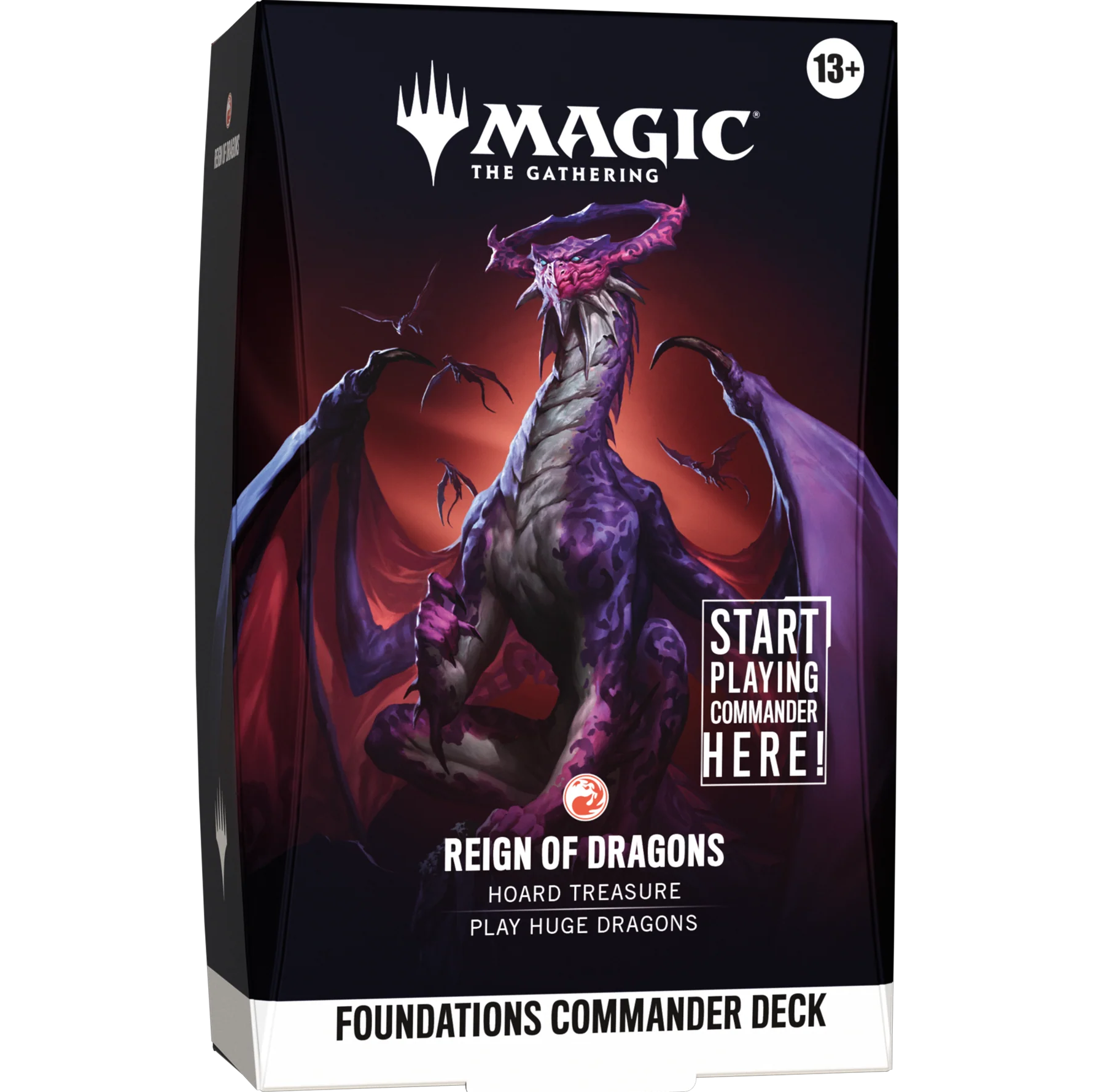 Reign of Dragons Commander Deck Foundations Magic: The Gathering Ingles
