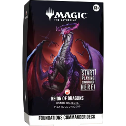Reign of Dragons Commander Deck Foundations Magic: The Gathering Ingles